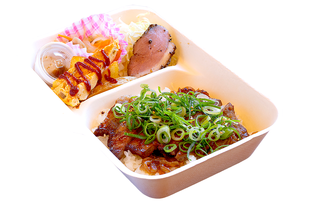 塩麹の生姜ステーキ弁当